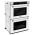 ZLINE 30"Professional True Convection Double Wall Oven, Air Fry, Self Clean, DuraSnow® White Matte WADS-WM-30