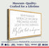 My God Way Maker Miracle Worker Faith Sign II