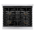 ZLINE 30"Paramount Dual Fuel Range DuraSnow® Champagne Bronze SDRSZ-30-CB