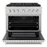 ZLINE 36"Gas Range, Convection Gas Oven , DuraSnow® White Matte, SGRS-WM-36