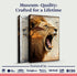 Lion Double Exposure Wall Art