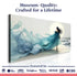 Swirling Winds by the Ocean Abstract Wall Art