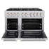 ZLINE 48" Select Gas Range Convection Gas Oven Stainless Steel Brass Burners HGR-BR-48