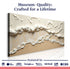 Beige Abstract Ocean Waves Wall Art