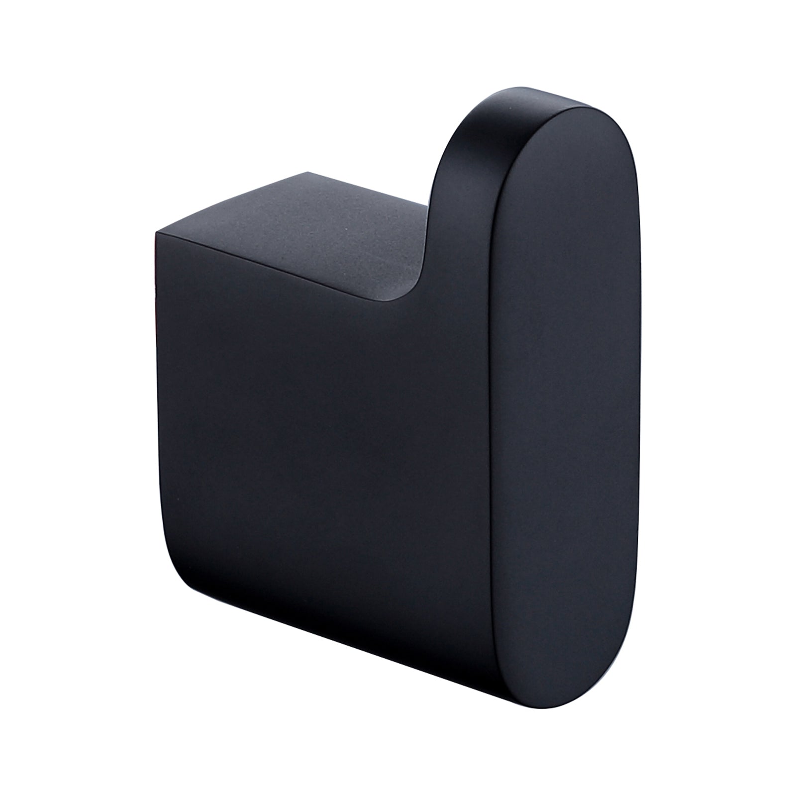 Luxurious 4-Piece Brass Matte Black Bathroom Hardware Set: Towel Bar, Towel Ring, Toilet Paper Holder, Robe Hook, and Tower Holder - Wall Mounted