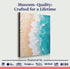 3D Minimalist Pink and Blue Ocean Wall Art