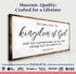 Matthew 6:33 - But Seek the Kingdom of God Faith Sign II