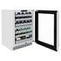 ZLINE 24" Touchstone Dual Zone 44 Bottle Wine Cooler DuraSnow® Stainless Steel Glass Door RWDO-SN-24