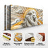 3D Majestic Lion Wall Art III