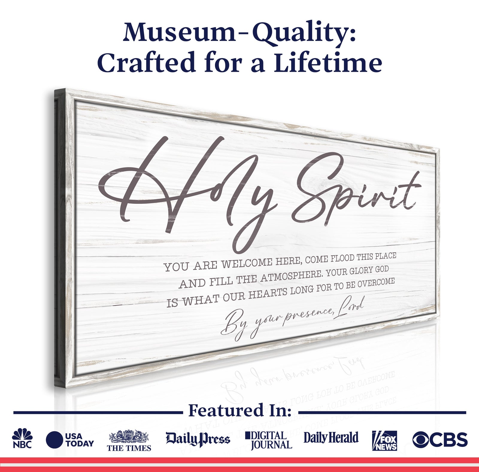 Holy Spirit You are Welcome Here Faith Sign III