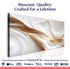 White and Gold Abstract Wall Art