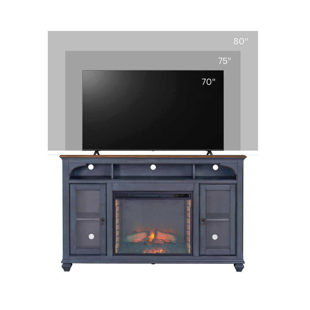 Fireplace TV Stand For TVs Up To 80