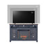 Fireplace TV Stand For TVs Up To 80" - Blue