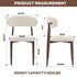 Upholstered Dining Chairs For Dining Room (Set of 2) - Beige