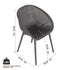 Modern Lounge Chair Set With Round Table