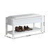 Walker Edison | Entryway Seating Bench with Shoe Storage