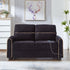 Pull Out Sofa Bed With Adjustable 3 Position Backrest, USB Charging Ports, Side Pockets