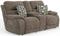 Joya - Power Headrest Power Lay Flat Reclining Console Loveseat With CR3 Heat/Massage/Lumbar/ZG