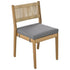 U_Style Multi-Person Outdoor Acacia Wood Dining Table and Chair Set