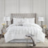 7 Piece Tufted Comforter Set White