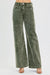 RISEN Full Size High Rise Wide Leg Corduroy Jeans Plus Size