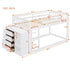 Bunk Bed With 4 Drawers And 3 Shelves