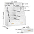 Bookshelf With 2 Storage Drawers, Front Facing Bookcase And Toy Organizer, Multi Tier Reading Shelf - White