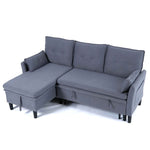 L-Shaped Reversible Chaise Sectional Sofa With Storage