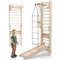6 in 1 Wooden Swedish Wall / Climbing ladder for Children + Swing Set + Slide Board