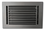 Cast Aluminum Linear Bar Vent Covers - Carbon Gray