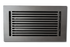 Cast Aluminum Linear Bar Vent Covers - Carbon Gray