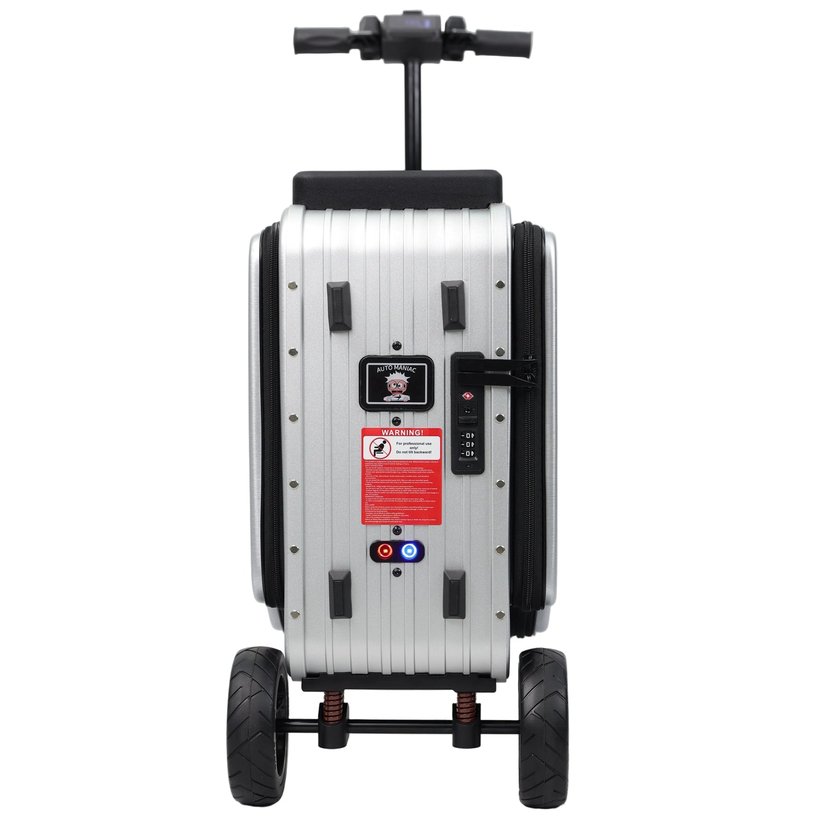Elala P28 - Silver Motorized Suitcase