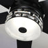 70" Black Modern Ceiling Fan