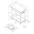 Accent End Table, Storage Drawer, Traditional - Espresso