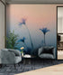 Morning Dew Misty Flower Wallpaper Mural. #7021
