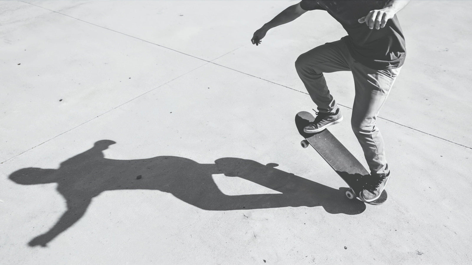 Black and White Skateboard Urban Wall Mural. #7066