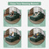 Oversized Chaise Lounge Chair Cozy Cloud Couch With 3 Throw Pillows And Wide Armrest