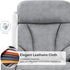 Power Lift Chair Recliners for Elderly, Leathaire Modern Adult Power Lift Chair Overstuffed Electric Lift Recliner Chair with Side Pocket for Living Room Bedroom (Light Gray)
