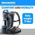 Prolux 2.0 Cordless Bagless Upright Backpack Vacuum with 1 hour Lithium Ion Battery