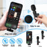 Wireless Lavalier Microphone for iPhone iPad Dual Clip On Mic 2 Pack Lightning