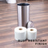 Freestanding Extra Large Toilet Paper Holder  (Stainless Steel Finish)