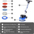 Prolux Core 13" Heavy Duty Commercial Polisher Floor Buffer Machine Scrubber and 5 Pads