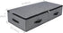 2PCS Foldable Blankets Clothes Comforters Storage Bin Organizer with Plastic Support Liner for Blankets, Towels, Comforter, Sweaters, Linen Sheets, Wrapping Paper, Black Grey