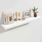 White Floating Shelves 48 Inch Long, 8 Deep Floating Shelves for Wall, Rustic 48" Long Fireplace Mantel, Large 48 x 8 Wall Shelves for Bedroom, Living Room, Bathroom, White Deep Shelves Set of 1