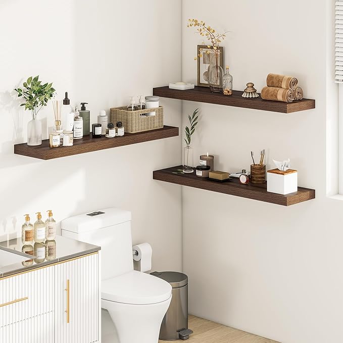 Wide Floating Shelves for Wall 12 Inch Deep, 36