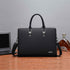 Genuine Leather Business Briefcase 15.6 Inch Laptop Bag Multi Compartment