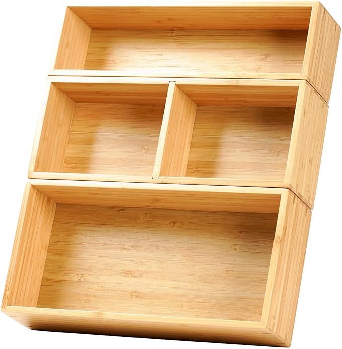 Umilife Drawer Organizer Storage Boxes, 2.5