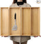 V-Shaped Bamboo Drawer Organizer Set of 3, Kitchen Large and Long Utensil Plate, Flatware & Silverware Storage Box, Wood Drawer Organizer for Bedroom, Living Room (19.6"x5.7" & 7.8" & 12.4")