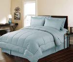 Decor & More Home Essentials 8 Piece Embossed Stripe Bed in a Bag