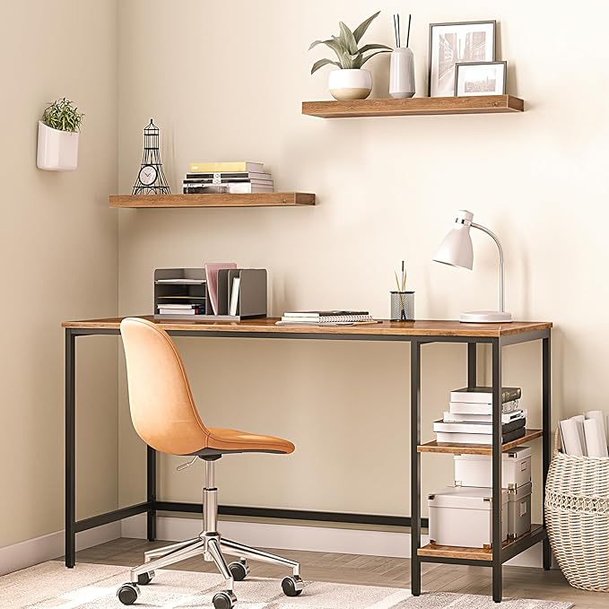 HOOBRO Floating Shelves for Wall, Wall Mounted Shelf Set of 2, 23.6